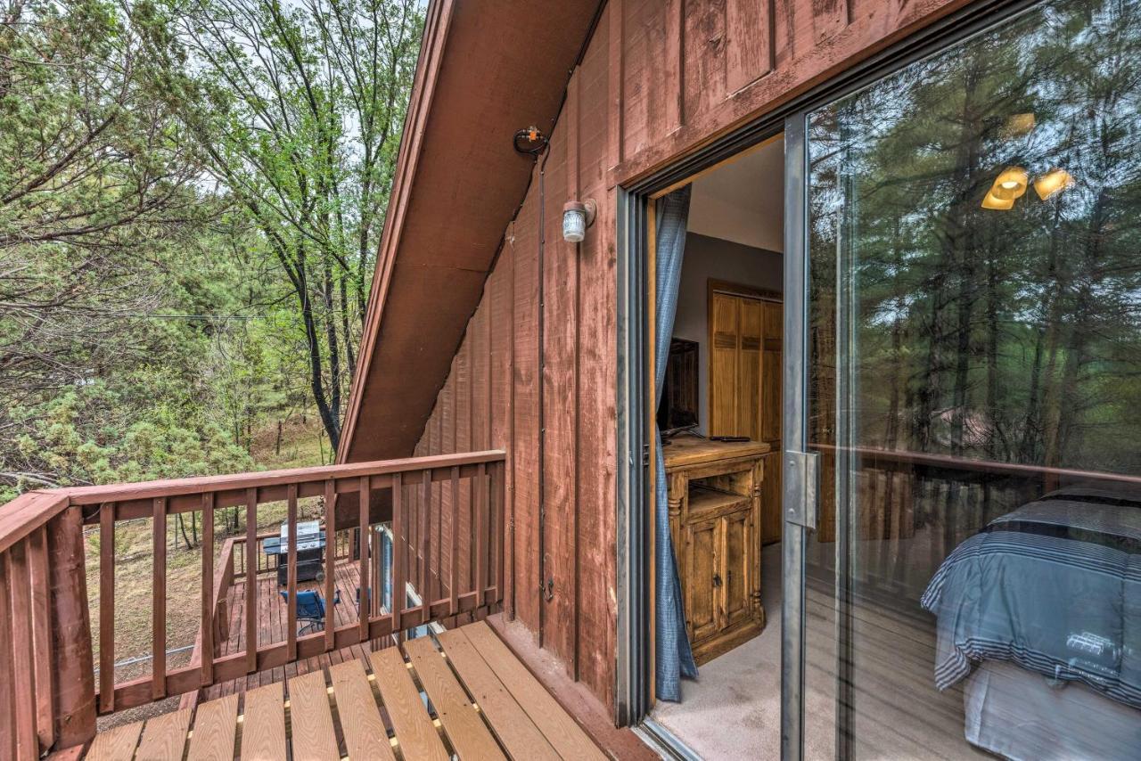 Rustic Ruidoso Cabin With Large Deck And Grill! ภายนอก รูปภาพ