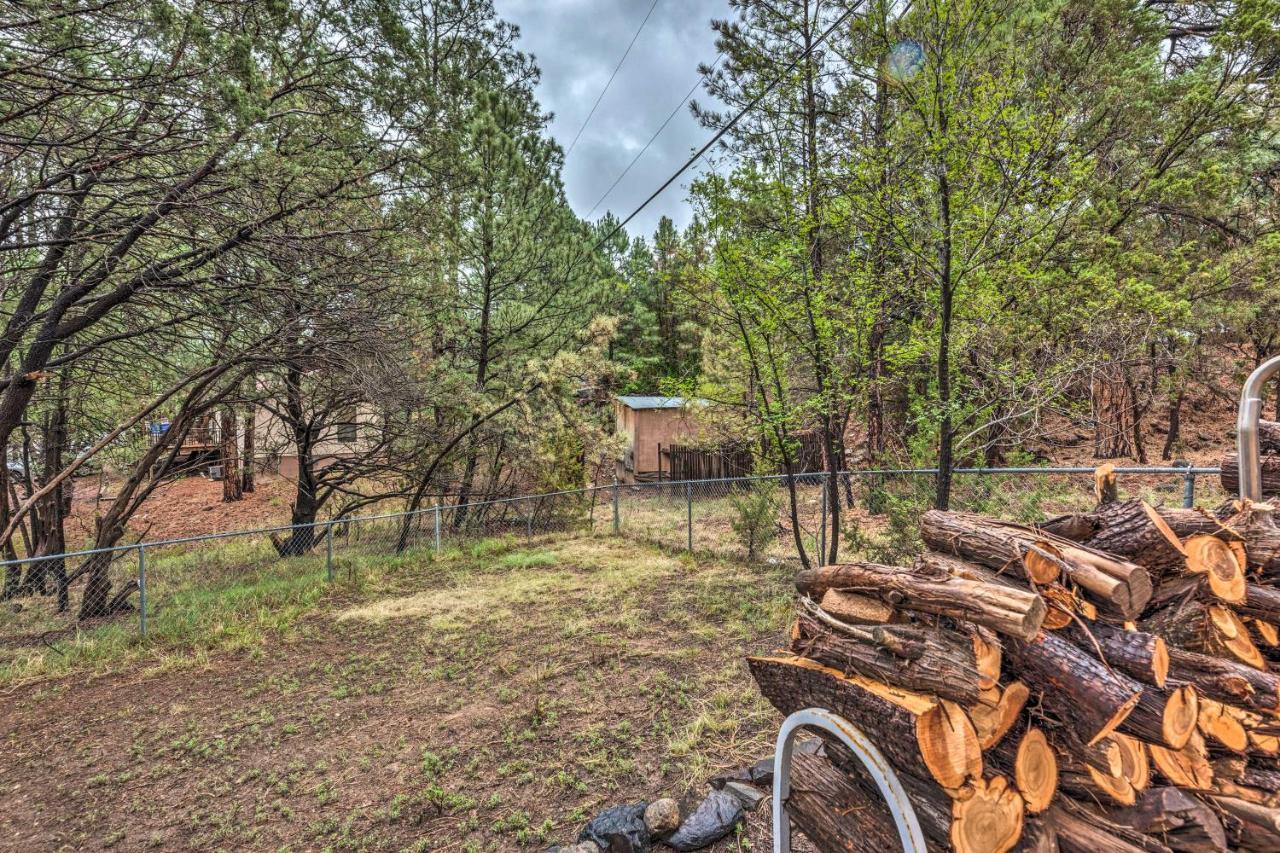 Rustic Ruidoso Cabin With Large Deck And Grill! ภายนอก รูปภาพ